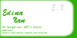 edina nan business card